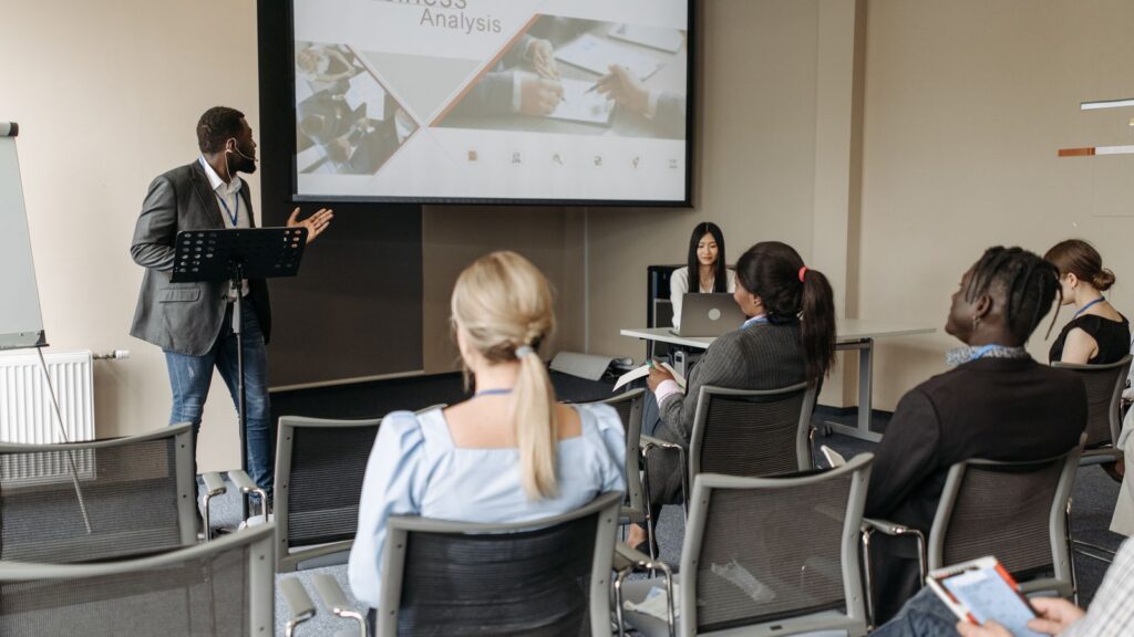 Session de formation professionnelle en salle animée par un organisme certifié Qualiopi