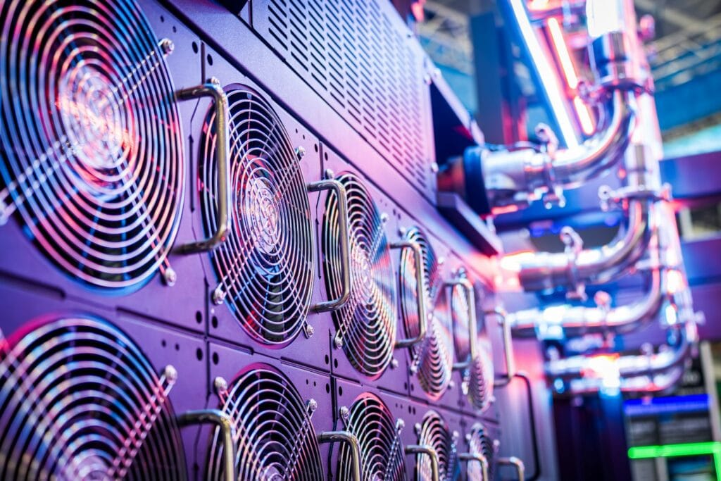 Serveur informatique en gros plan pour une infrastructure de PME